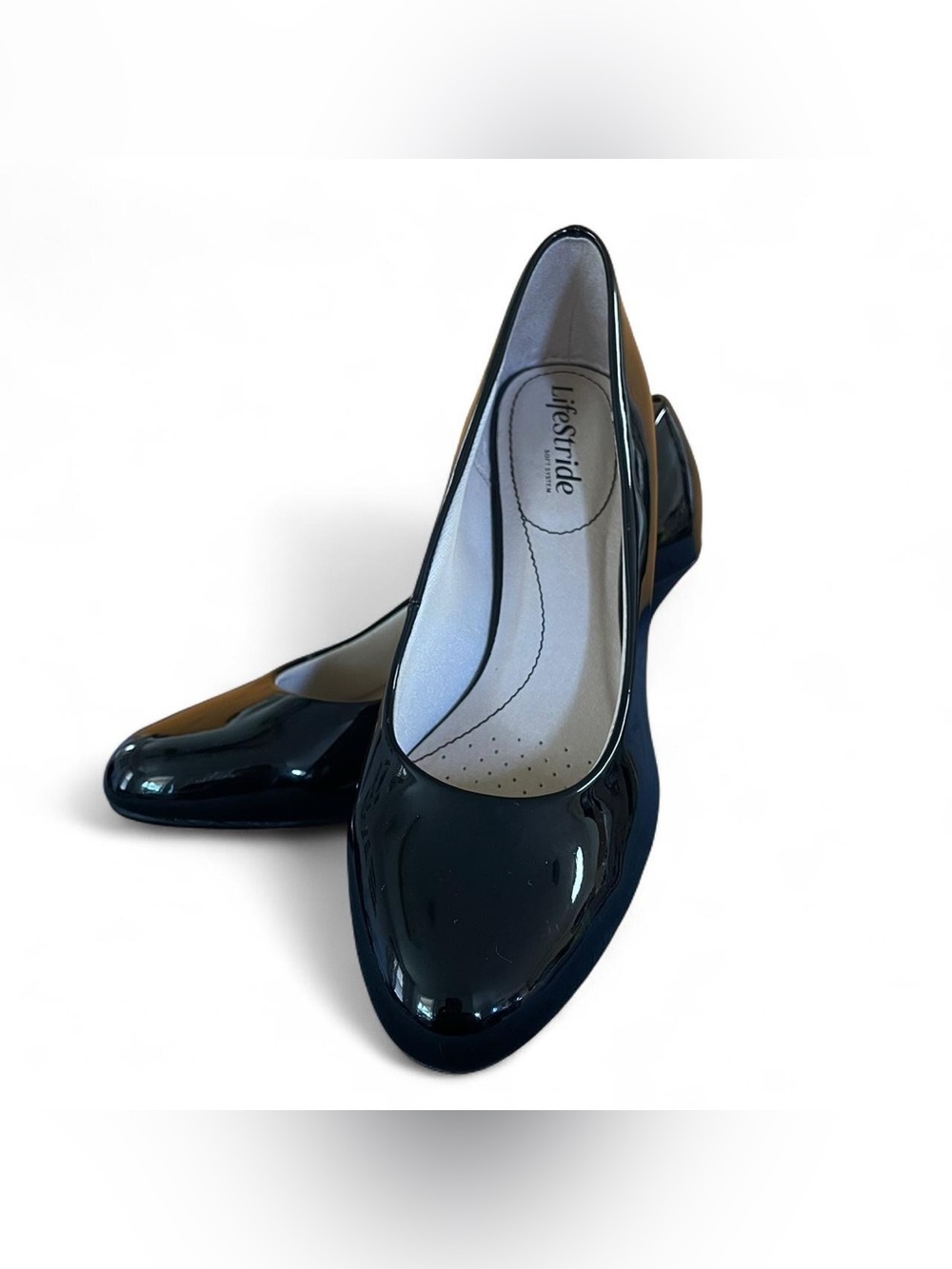 Women’s Lifestride Black Patent Leather “Paringi” Pumps 9W